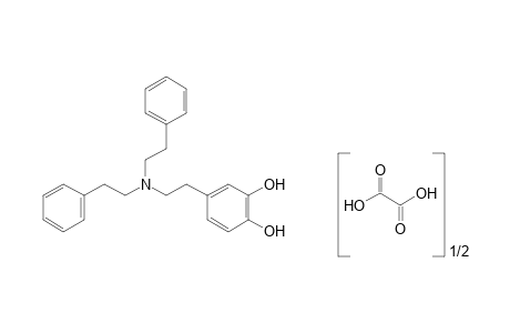 4-[2-(diphenethylamino)ethyl]pyrocatechol, oxalate(2:1)(salt)