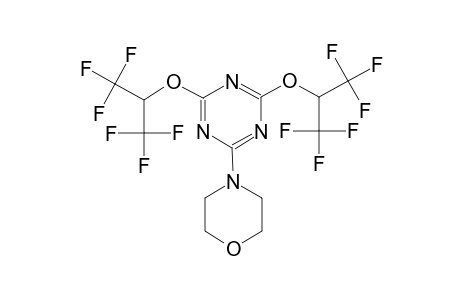 1,3,5-Triazine, 2,4-bis(2,2,2-trifluoro-1-trifluoromethylethoxy)-6-(4-morpholyl)-
