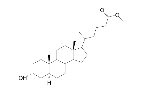 5-(3-Hydroxy-10,13-dimethyl-hexadecahydro-cyclopenta[a]phenanthren-17-yl)-hexanoic acid methyl ester