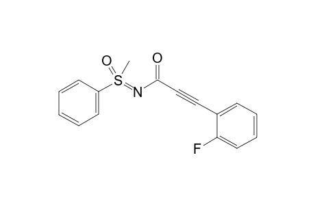 3-(2-Fluorophenyl)-N-[methyl(oxo)(phenyl)-lamda6-sulfaneylidene]propiolamide