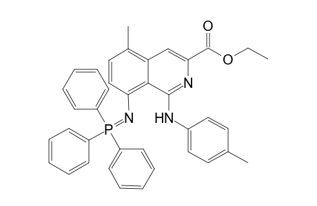 8-triphenylphosphoroimino-5-methyl-1-p-tolylamino-isoquinoline-3-carboxylic acid ethyl ester