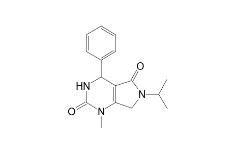 1H-Pyrrolo[3,4-d]pyrimidine-2,5-dione, 3,4,6,7-tetrahydro-1-methyl-6-(1-methylethyl)-4-phenyl-