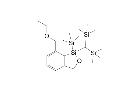 7-Ethoxymethyl-1-(trimethylsilyl)-1-[bis(trimethylsilyl)methyl]-2-oxa-1-silaindane