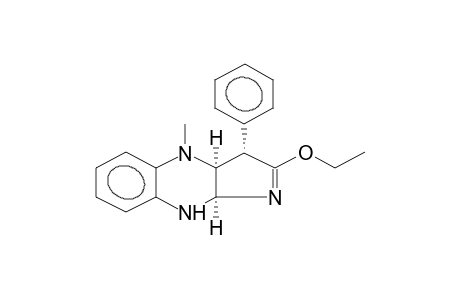 2-ETHOXY-4-METHYL-3-PHENYL-3A,4,9,9A-TETRAHYDRO-CIS-3H-PYRROLO[2,3-B]QUINOXALINE (ISOMER 1)