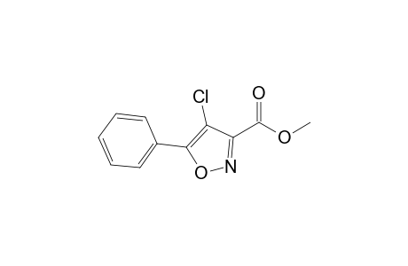 4-Chloro-5-phenyl-3-isoxazolecarboxylic acid methyl ester