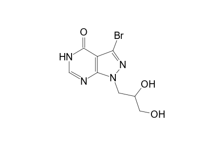 3-Bromo-1-(2,3-dihydroxypropyl)-1,5-dihydro-4H-pyrazolo[3,4-d]pyrimidin-4-one