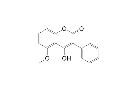 4-Hydroxy-5-methoxy-3-phenyl-1-benzopyran-2-one