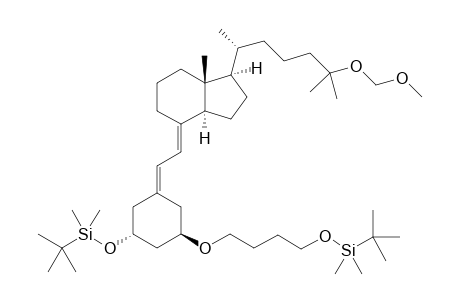 1.alpha.-{4-tert-Butyldimethylsilyloxy)butoxy}-25-(methoxymethoxy)-19-norvitamin D3 3-(tert-Butyldimethylsilyl) Ether