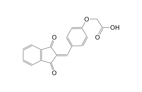 {4-[(1,3-dioxo-1,3-dihydro-2H-inden-2-ylidene)methyl]phenoxy}acetic acid