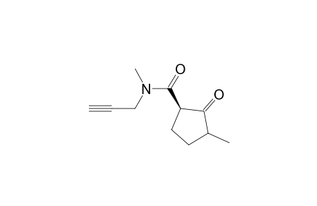2-keto-N,3-dimethyl-N-propargyl-cyclopentanecarboxamide