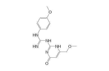 N-(6-Methoxymethyl-4-oxo-1,4-dihydro-pyrimidin-2-yl)-N'-(4-methoxy-phenyl)-guanidine