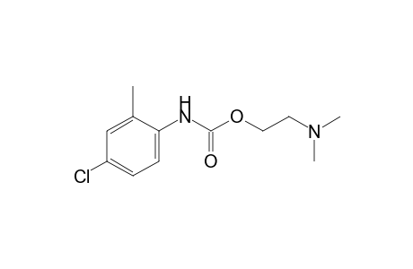4-chloro-2-methylcarbanilic acid, 2-(dimethylamino)ethyl ester