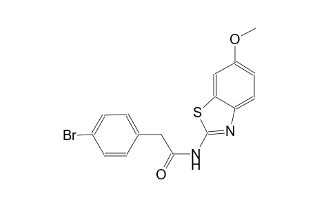 2-(4-bromophenyl)-N-(6-methoxy-1,3-benzothiazol-2-yl)acetamide