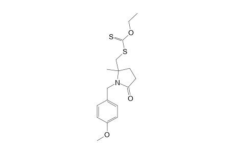DITHIOCARBONIC-ACID-O-ETHYLESTER-S-[2-(4-METHOXYBENZYL)-1-METHYL-5-OXO-CYCLOPENTYLMETHYL]-ESTER