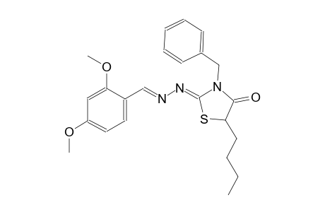 2,4-dimethoxybenzaldehyde [(2Z)-3-benzyl-5-butyl-4-oxo-1,3-thiazolidin-2-ylidene]hydrazone