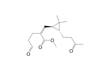 (1R,3R)-cis-3-[2,2-dimethyl-3-(3-oxobutyl)cyclopropyl]-2-(3-oxopropyl)-2-propenoic acid methyl ester