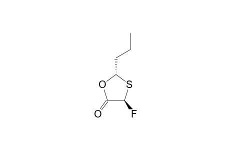 4-FLUORO-2-N-PROPYL-1,3-OXATHIOLAN-5-ONE;TRANS-ISOMER