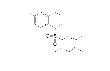 Quinoline, 1,2,3,4-tetrahydro-6-methyl-1-pentamethylphenylsulfonyl-