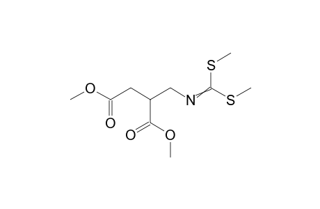 Butanedioic acid, [[[bis(methylthio)methylene]amino]methyl]-, dimethyl ester