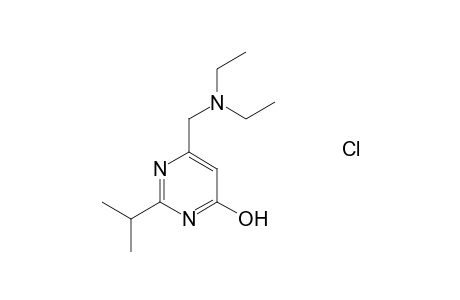 6-[(diethylamino)methyl]-2-isopropyl-4-pyrimidinol hydrochloride