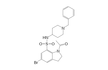 1-acetyl-N-(1-benzyl-4-piperidinyl)-5-bromo-7-indolinesulfonamide