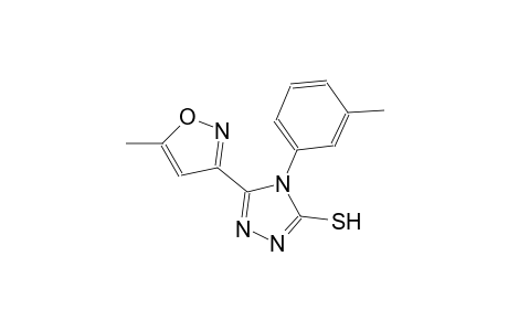 5-(5-methyl-3-isoxazolyl)-4-(3-methylphenyl)-4H-1,2,4-triazol-3-yl hydrosulfide