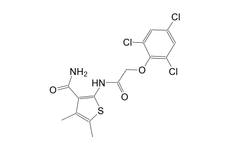 4,5-dimethyl-2-{[(2,4,6-trichlorophenoxy)acetyl]amino}-3-thiophenecarboxamide