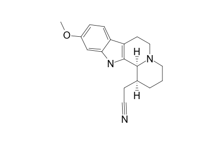 10-METHOXY-1,2,3,4,6,7,12,12B-BETA-OCTAHYDROINDOLO-[2,3-A]-QUINOLIZIN-1-ALPHA-YL-ACETONITRILE;CIS-NITRILE