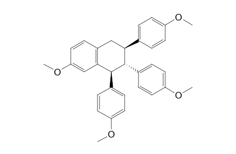 1,2,3-tris(4'-Methoxyphenyl)-7-methoxytetralin