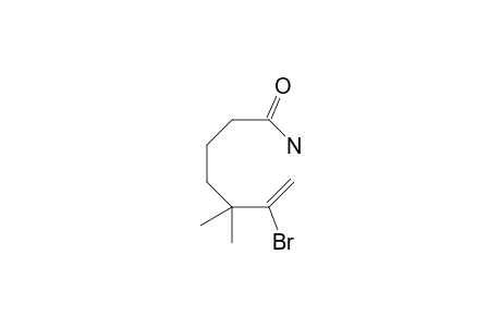 6-Bromo-5,5-dimethylhept-6-enamide