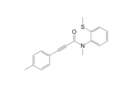 N-Methyl-N-[2-(methylthio)phenyl]-3-p-tolylpropiolamide