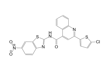 2-(5-chloro-2-thienyl)-N-(6-nitro-1,3-benzothiazol-2-yl)-4-quinolinecarboxamide