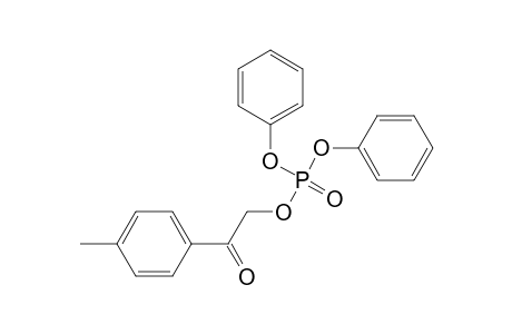 .alpha.-(Diphenylphosphoryloxy)-4-methylacetophenone