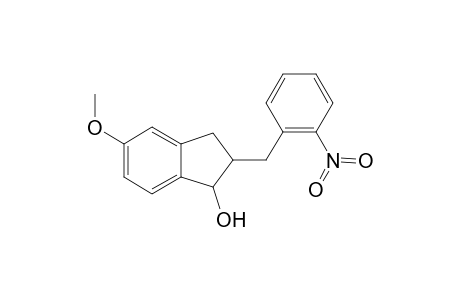 5-Methoxy-2-(2-nitrobenzyl)-2,3-dihydro-1H-inden-1-ol