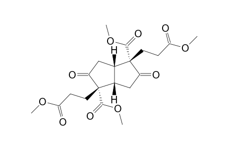 Dimethyl 2,6-bis(methoxycarbonyl)-3,7-dioxobicyclo[3.3.0]octane-2,6-dipropionate