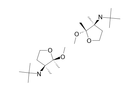 CIS_AND_TRANS-3-(N-TERT.-BUTYLAMINO)-2,3-DIMETHYL-2-METHOXYOXOLANE