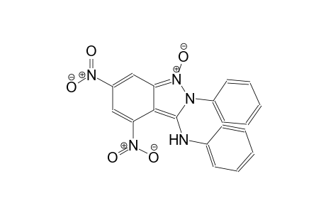 2H-indazol-3-amine, 4,6-dinitro-N,2-diphenyl-, 1-oxide
