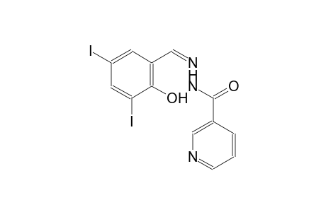 3-pyridinecarboxylic acid, 2-[(Z)-(2-hydroxy-3,5-diiodophenyl)methylidene]hydrazide