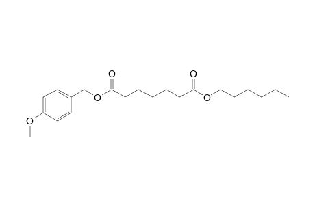 Pimelic acid, hexyl 4-methoxybenzyl ester