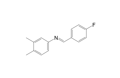 N-(p-fluorobenzylidene)-3,4-xylidine