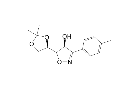 (4S,5S,1'R)-4-Hydroxy-3-(4-methylphenyl)-5-(2',2'-dimethyl-1',3'-dioxolan-1'-yl)-.delta.(2)isoxazoline