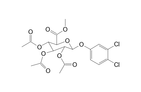 Methyl 2,3,4-Tri-O-acetyl-1-O-(3,4-dichlorophenyl)-.beta.-D-glucopyranuronate