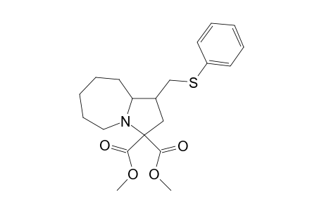 Dimethyl 1-(phenylthiomethyl)tetrahydro-1H-pyrrolo[1,2-a]azepin-3,3(2H)-dicarboxylate
