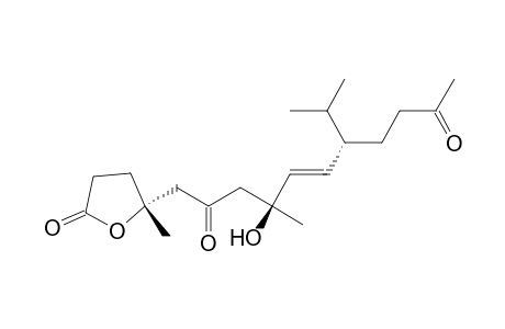 (E,4S,7S)-4-hydroxy-4-methyl-1-[(2R)-2-methyl-5-oxo-2-oxolanyl]-7-propan-2-yl-5-undecene-2,10-dione