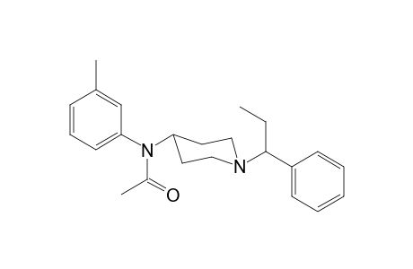 N-3-Methylphenyl-N-[1-(1-phenylpropyl)piperidin-4-yl]acetamide