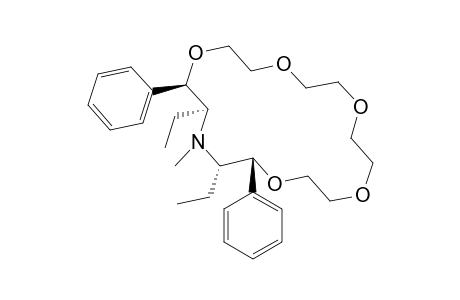 (2S,3R,17R,18S)-1-Aza-2,18-diethyl-1-methyl-4,7,10,13,16-pentaoxa-3,17-diphenylcyclooctadecane