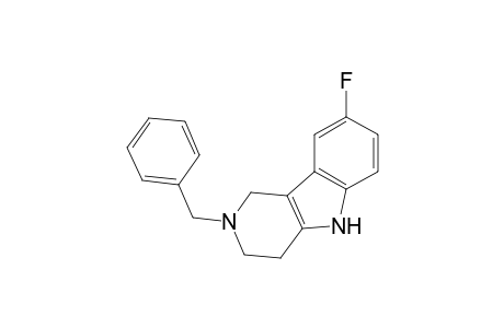 1H-Pyrido[4,3-b]indole, 2-benzyl-8-fluoro-2,3,4,5-tetrahydro-