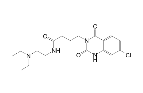 4-(7-chloro-2,4-dioxo-1,4-dihydro-3(2H)-quinazolinyl)-N-[2-(diethylamino)ethyl]butanamide