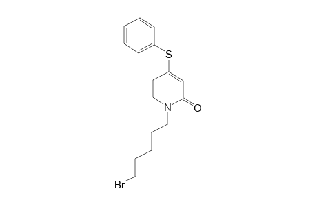1-(5-Bromopentyl)-4-(phenylthio)-5,6-dihydropyridin-2(1H)-one
