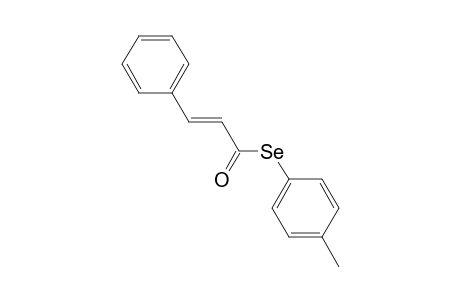 (E)-3-phenyl-2-propeneselenoic acid Se-(4-methylphenyl) ester